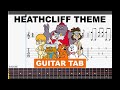 Heathcliff Theme 80 S Cartoon Fingerstyle Guitar Tab