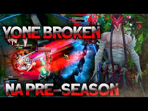 🔴*YONE ESTÁ BROKEN NA PRÉ-SEASON* - YONE MID GAMEPLAY [PT-BR]🔴