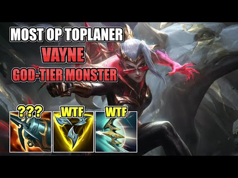VAYNE TOP IS THE MOST BROKEN CHAMPION (1V9 HYPER CARRY) | RISEN LEGEND VAYNE