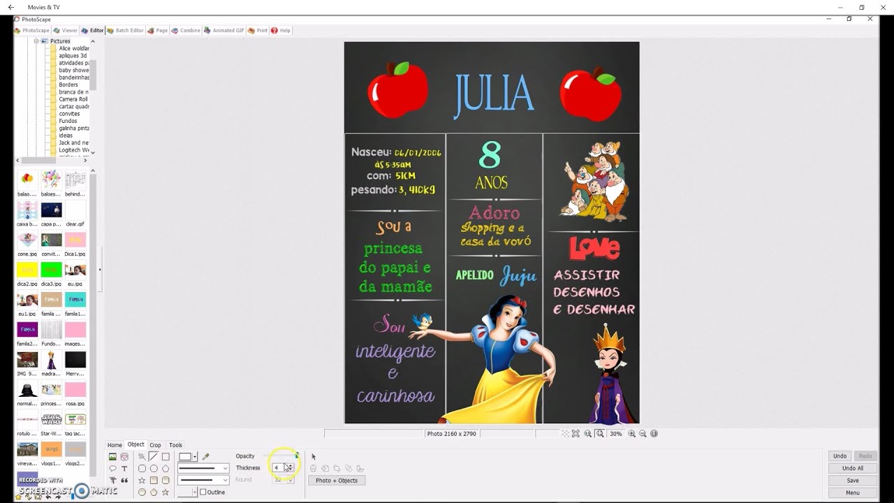 Como fazer um cartaz quadro negro no photscape- Chalkboard