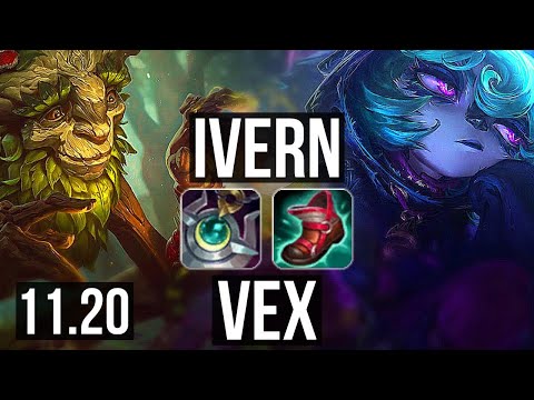 IVERN vs VEX (MID) | 2/1/14, 1.4M mastery, 500+ games | BR Master | v11.20