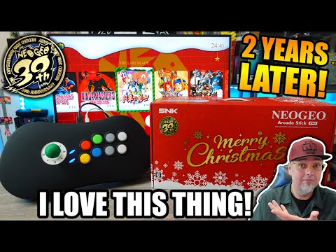 Did You KNOW SNK Released A Christmas NEO GEO Arcade Stick Pro 2 Years Ago?! It Is AWESOME!