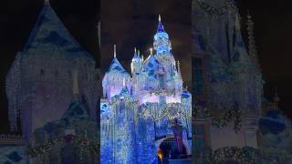 【海外ディズニー】キレイすぎる、クリスマスお城の点灯式#カリフォルニアディズニー#イルミネーション #disneyland #disneylandresort