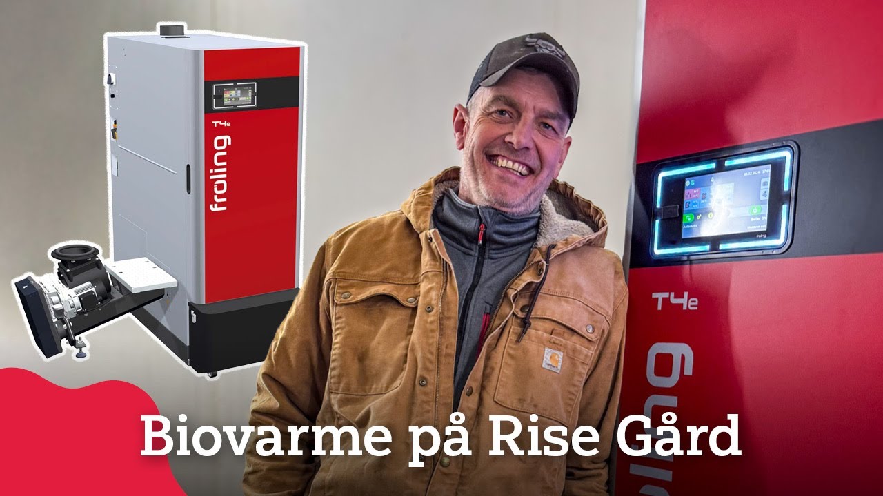 Fröling biovarme flisfyringsanlegg på Rise Gård, Tønsberg