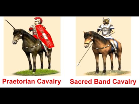 Rome: Total War 1vs1: Praetorian Cavalry vs Sacred Band Cavalry