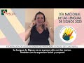FESCAN - Día Nacional de la Legua de Signos 2020