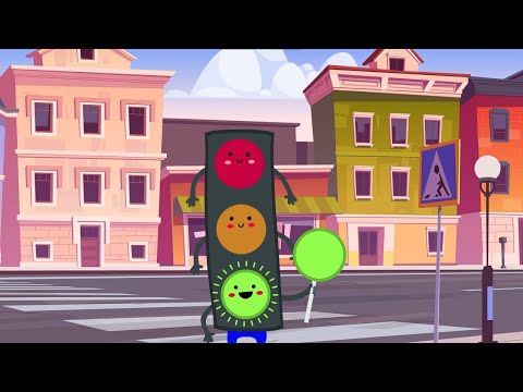 Semaforul 🚦 cântece animate pentru copii de la Clopoțelul Magic