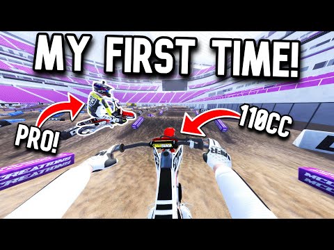 I COMPETED IN A PRO PIT BIKE RACE IN MX BIKES!