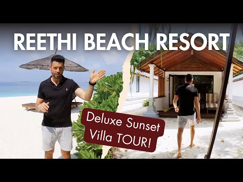 MALDIVES Paradise Found at Reethi Beach Resort - Deluxe Sunset Villa Tour 🏝
