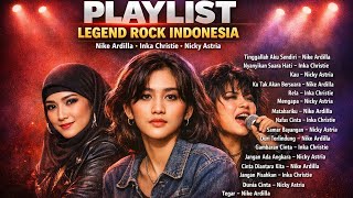 Download lagu Nike Ardilla, Inka Christie & Nicky Astria | Playlist Lagu Rock Indonesia 90an Terbaik | mp3
