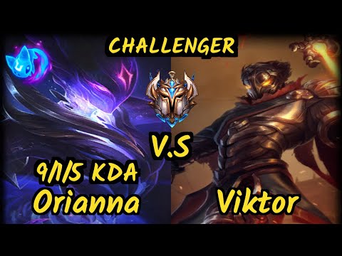 SK Pirean (ORIANNA) vs VIKTOR - 9/1/5 KDA MID CHALLENGER GAMEPLAY - EUW