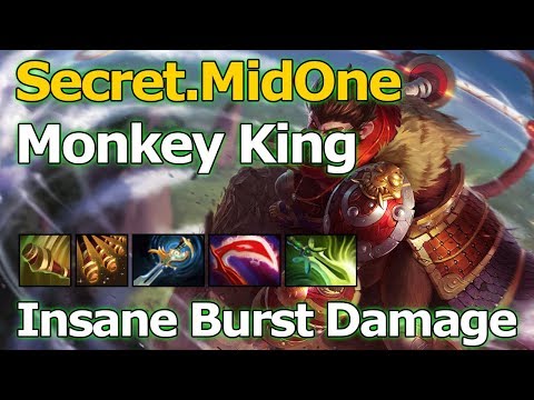 MidOne Monkey King Insane Burst Damage | Dota 2 Highlights