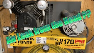 AIR COMPRESSOR LEAKING FROM HEAD DIY REPAIR