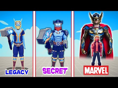 EVOLUTION of THOR ( MCU SUIT ) | TABS - Totally Accurate Battle Simulator