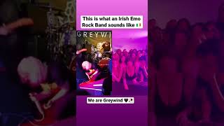 This is what an Irish Emo Rock Band sounds like 🇮🇪🖤 #shorts #emo