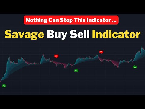 Savage TradingView Buy Sell Indicator For Scalping Strategy (90% Win Rate )