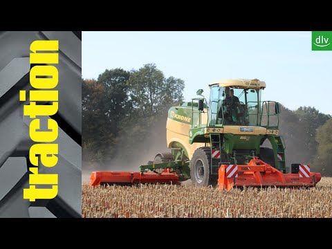 Krone BiG M 450 mit Van Wamel Perfect Trigant in der traction Arbeitsprobe
