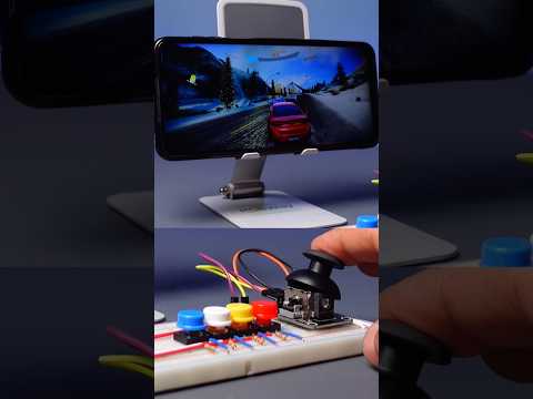 ESP32 GamePad Breadboard Circuit #gamepad #gaming #gamer #esp32project