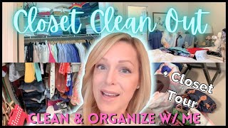 Closet Clean Out | Small Closet Organization | Clean & Organize With Me | The Craf-T Home
