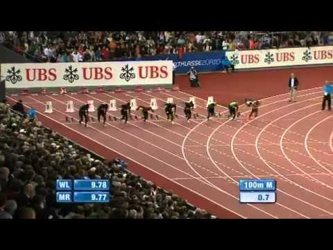 Yohan BLAKE 9 82 wins men's 100m @ Diamond league Sept  8, 2011   zurich   YouTube