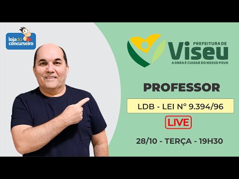 Concurso de VISEU-PA - Professor - AULÃO DE LDB - 28/10 - 19h30 - Petronio Castro