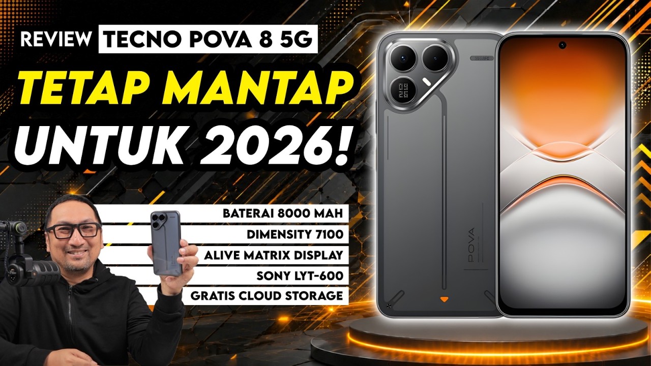 Review TECNO POVA 8 5G - Tetap Mantap Untuk Standar Tahun 2026!