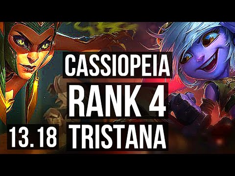 CASSIO vs TRIST (MID) | Rank 1 Cassio, Rank 4, 1.0M mastery, 300+ games | EUW Challenger | 13.18