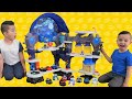 Calvin and Kaison Play With the Biggest Batcave Ever CKN