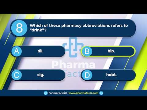 Pharmacy Abbreviations Quiz!
