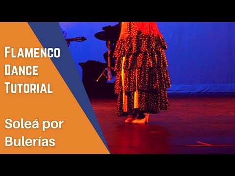 Flamenco Dance Tutorial "Simple Counter Rhythmic Phrase" - Step by Step Footwork Phrase