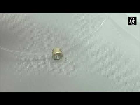 Pendentif diamant Gina 0,20 carat - Pendentif solitaire diamant