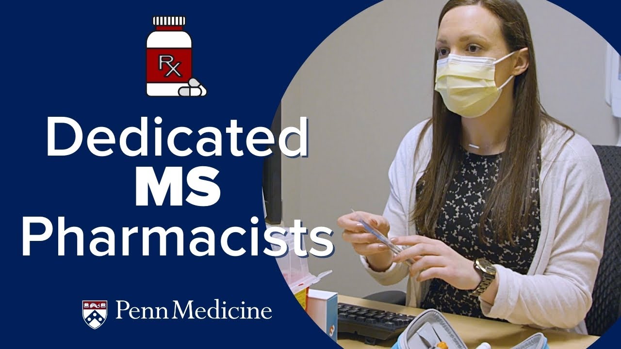 Watch video titled Dedicated MS Pharmacists | The Penn Multiple Sclerosis & Related Disorders Center on YouTube