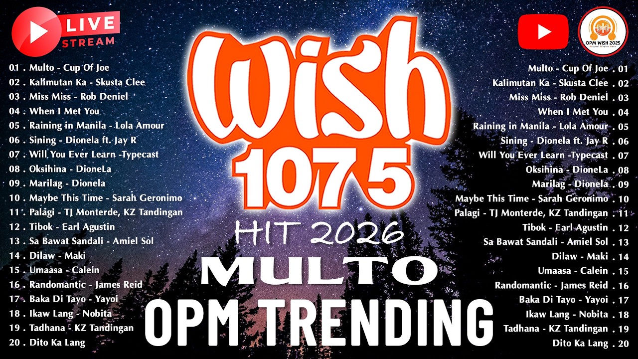New OPM Trending 2026 Playlist ️💗Best Of Wish 107.5 Song Playlist 2026 - OPM Tagalog Love Songs