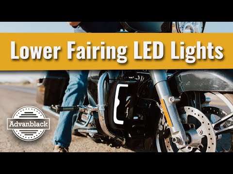 Stand Out on the Road - Advanblack Lower Fairing Switching LED Lights