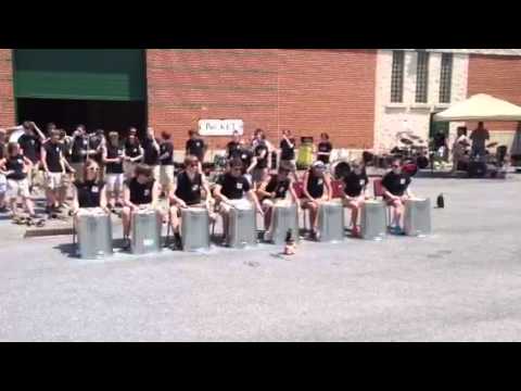 Warwick Marching Band's Trash Can Band