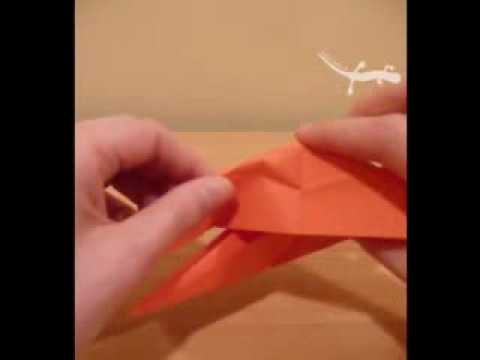 Origami – trilapė gėlė