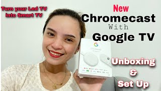 From Led to Smart using The New Chromecast with Google TV| Unboxing
