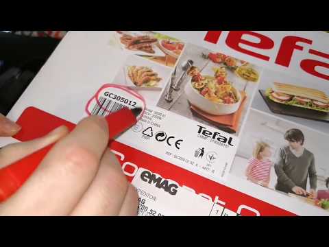 Elektrinis grilius Tefal UC600, Pilkos spalvos video