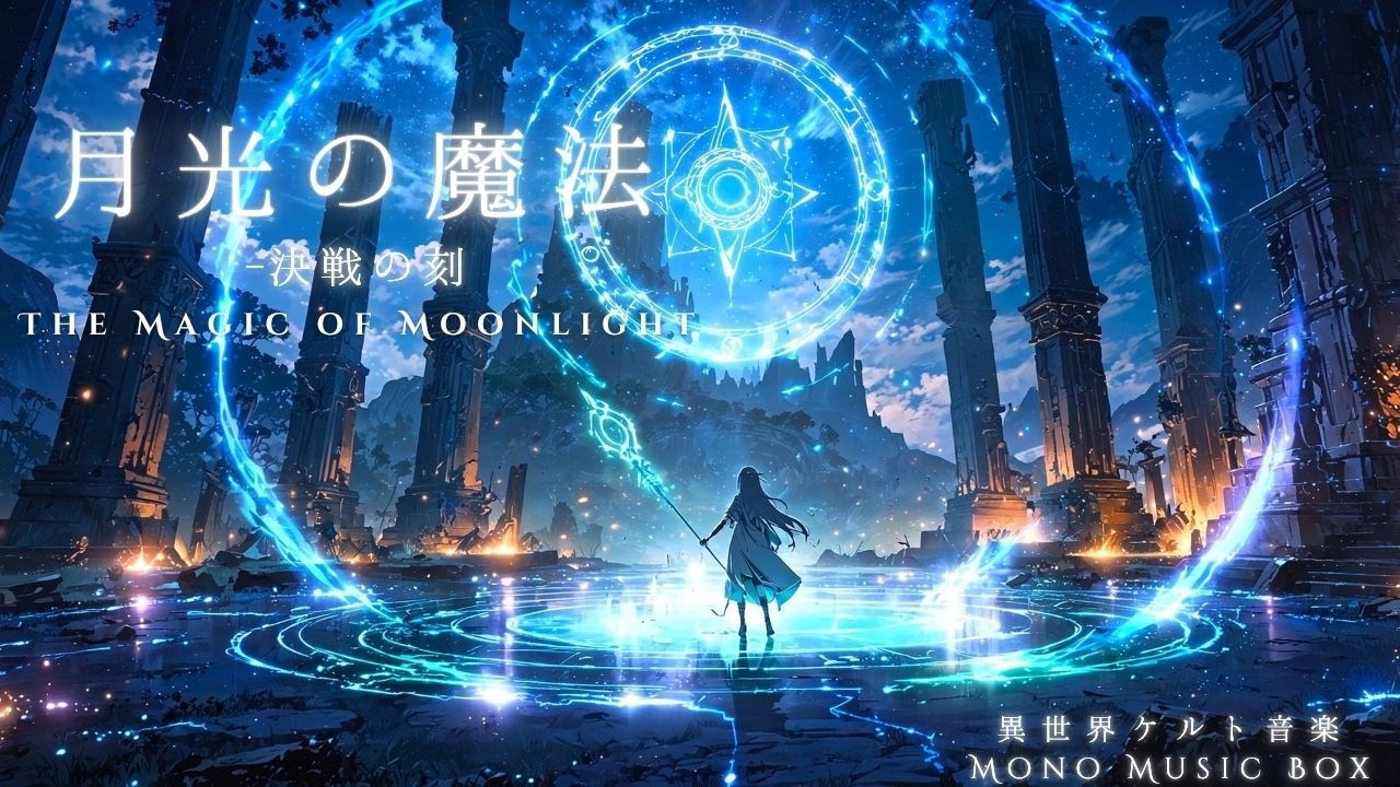 【異世界ケルト音楽/Celtic Music】月光の魔法-決戦の刻-【作業用/勉強用/睡眠用】