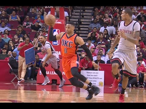 Russell Westbrook Threads the Needle AGAIN! | March 26, 2017