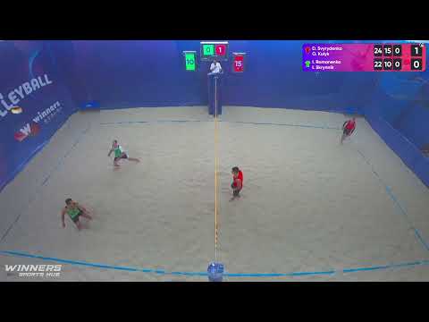 18:40 D. Svyrydenko / O. Kulyk - I. Romanenko / I. Skrynnik 25.08.2022 | Winners Beach Volleyball