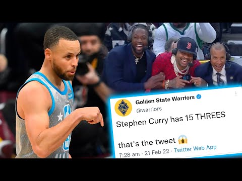 NBA PLAYERS REACT TO STEPH CURRY'S MVP PERFORMANCE AT 2022 ALL-STAR GAME