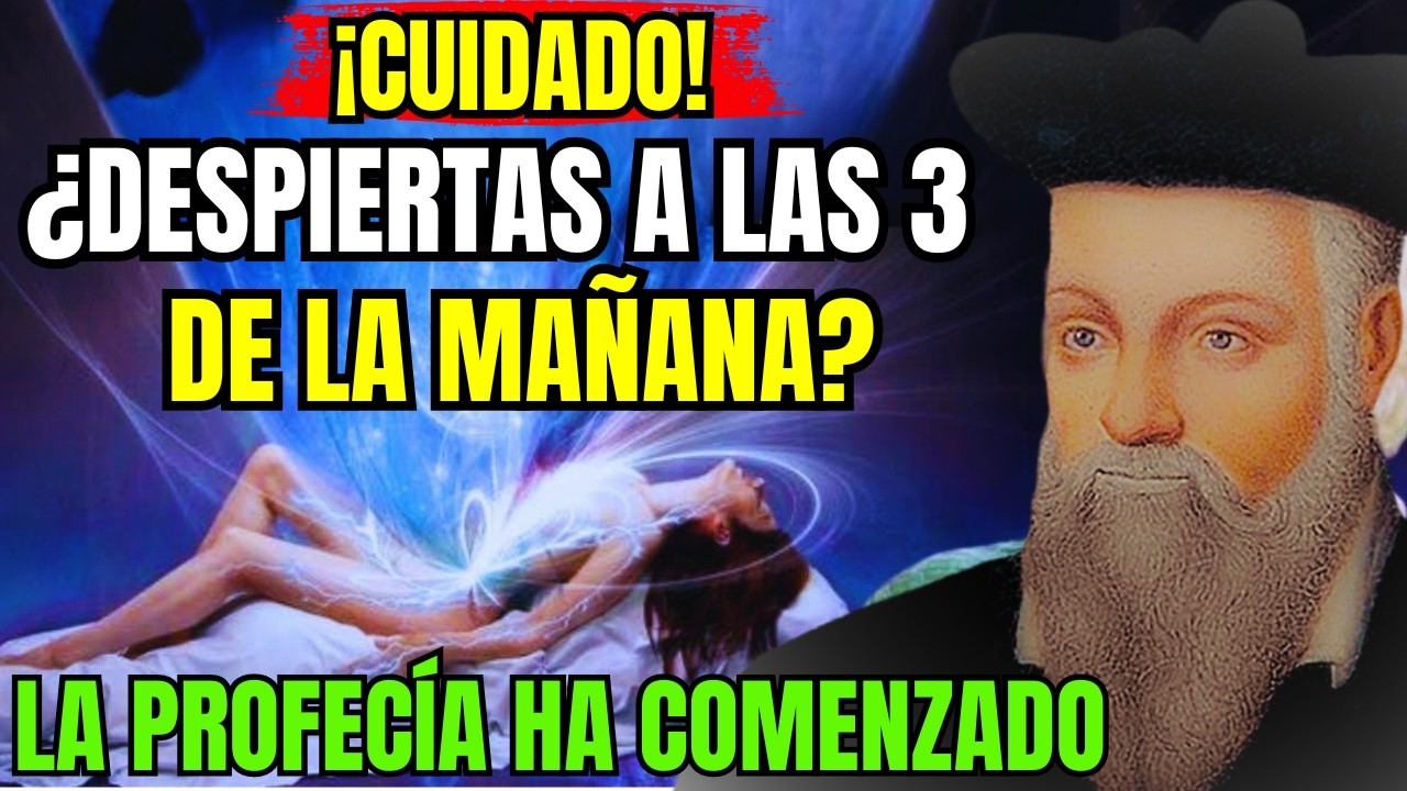 INCREÍBLE PROFECÍA DE Nostradamus: PARA AQUELLOS QUE DESPIERTAN ENTRE LAS 3 AM Y LAS 5 AM