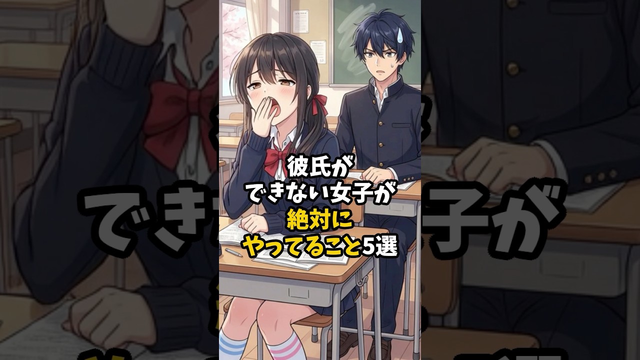 彼氏ができない女子が絶対にやってること5選　#恋愛 #恋愛雑学 #恋愛あるある