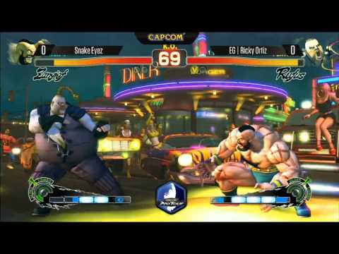 NCR 2014 - SF4 AE - Snake Eyez vs EG Ricky Ortiz - Top 8 Losers