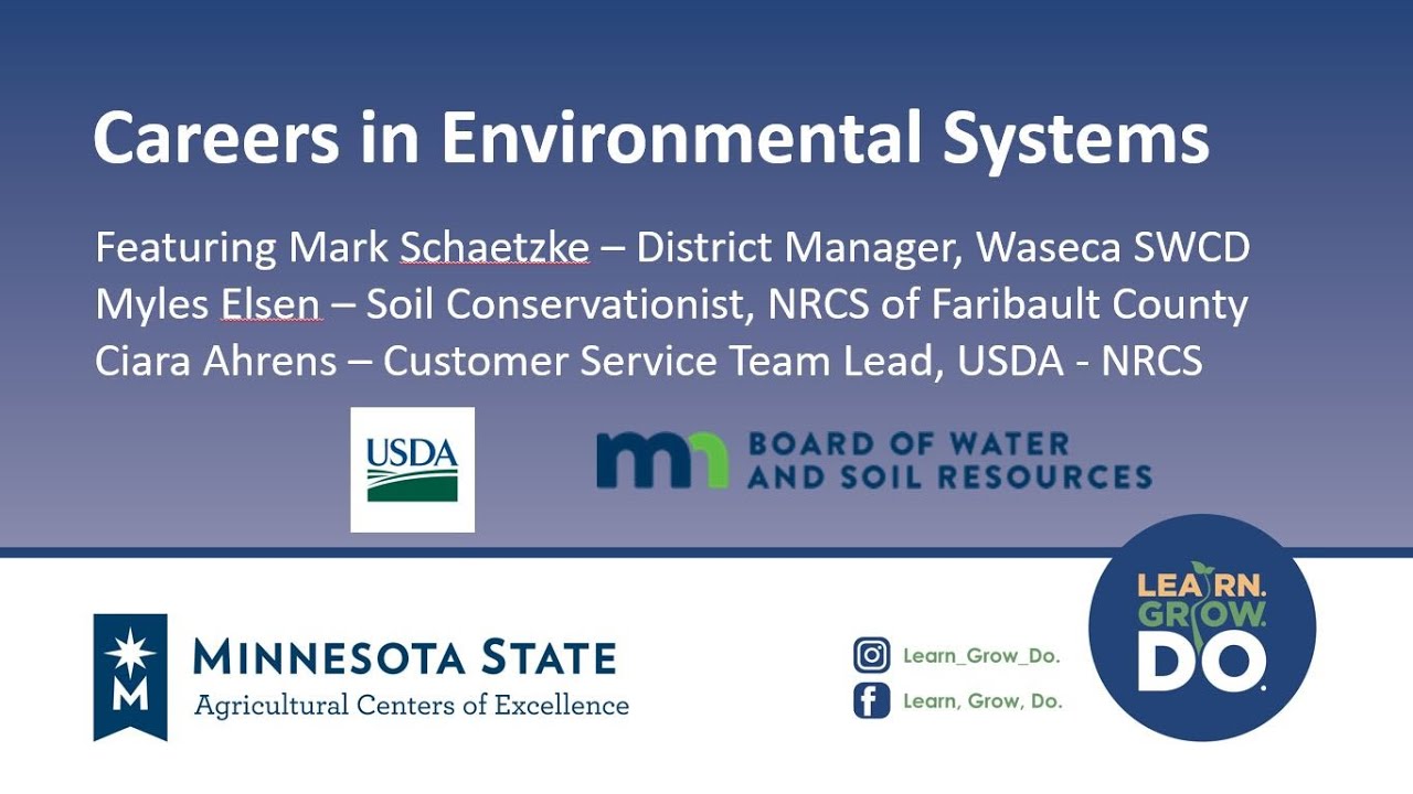 Careers in Environmental Systems - What Does a Soil Conservationist Do?
