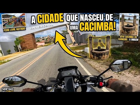 Fui de Moto até a Cidade que Nasceu de Uma Cacimba no Sertão de Alagoas! (Carneiros)