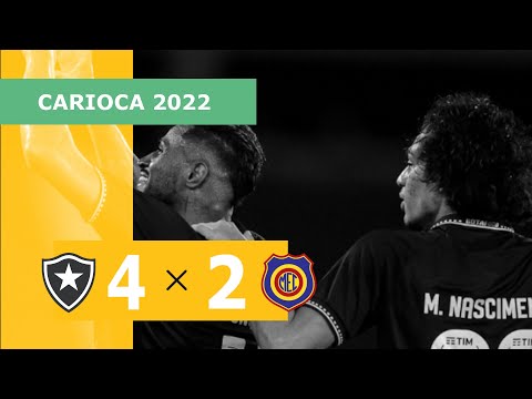 Botafogo 4 x 2 Madureira - Gols - 03/02 - Carioca 2022