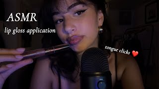 Download lagu ASMR lip gloss application & mouth clicks ✨ mp3