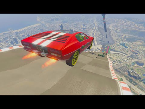 LA MEGA RAMPA IMPOSIBLE PERFECTA!! - GTA V ONLINE